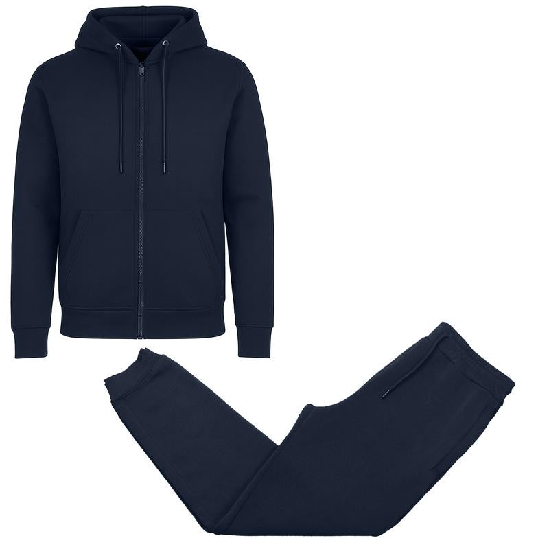 Men’S Multi Pack Fleece Zip Hoodie & Jogger Sets