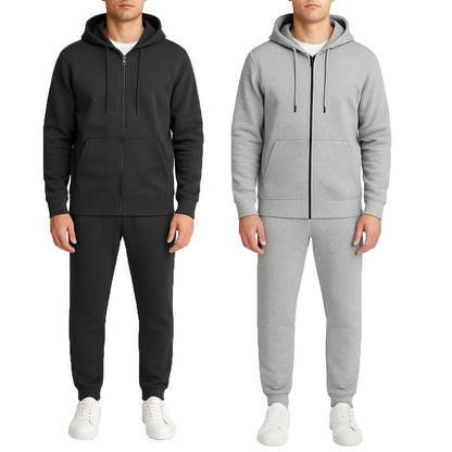 Men’S Multi Pack Fleece Zip Hoodie & Jogger Sets